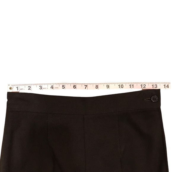 Valentino Miss V Gruppo GFT wool blend brown dress pants size 40/6 Tapered - Picture 8 of 15